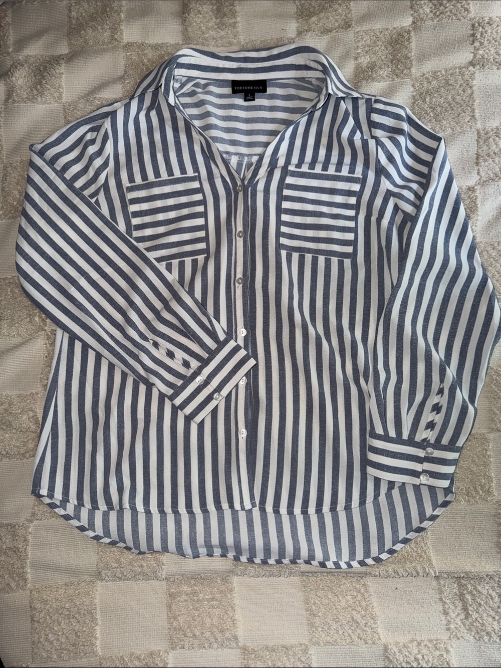 Fortune + Ivy - Paula Airette Button Down Shirt